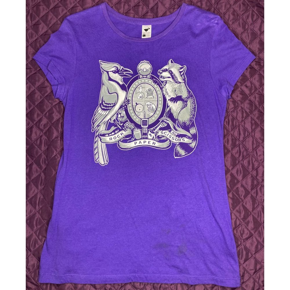 Regular Show Mordecai Rigby Womens Tee L